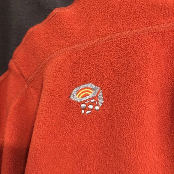 Mountain Hardware Half Zip Fleece Pullover Top Mens’ with flaw, Size Medium - Picture 9 of 12